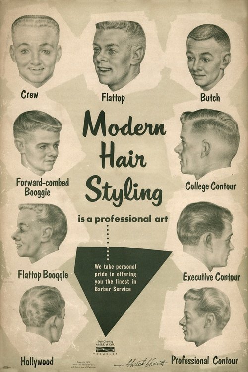 Popular Hair Styles 1950's